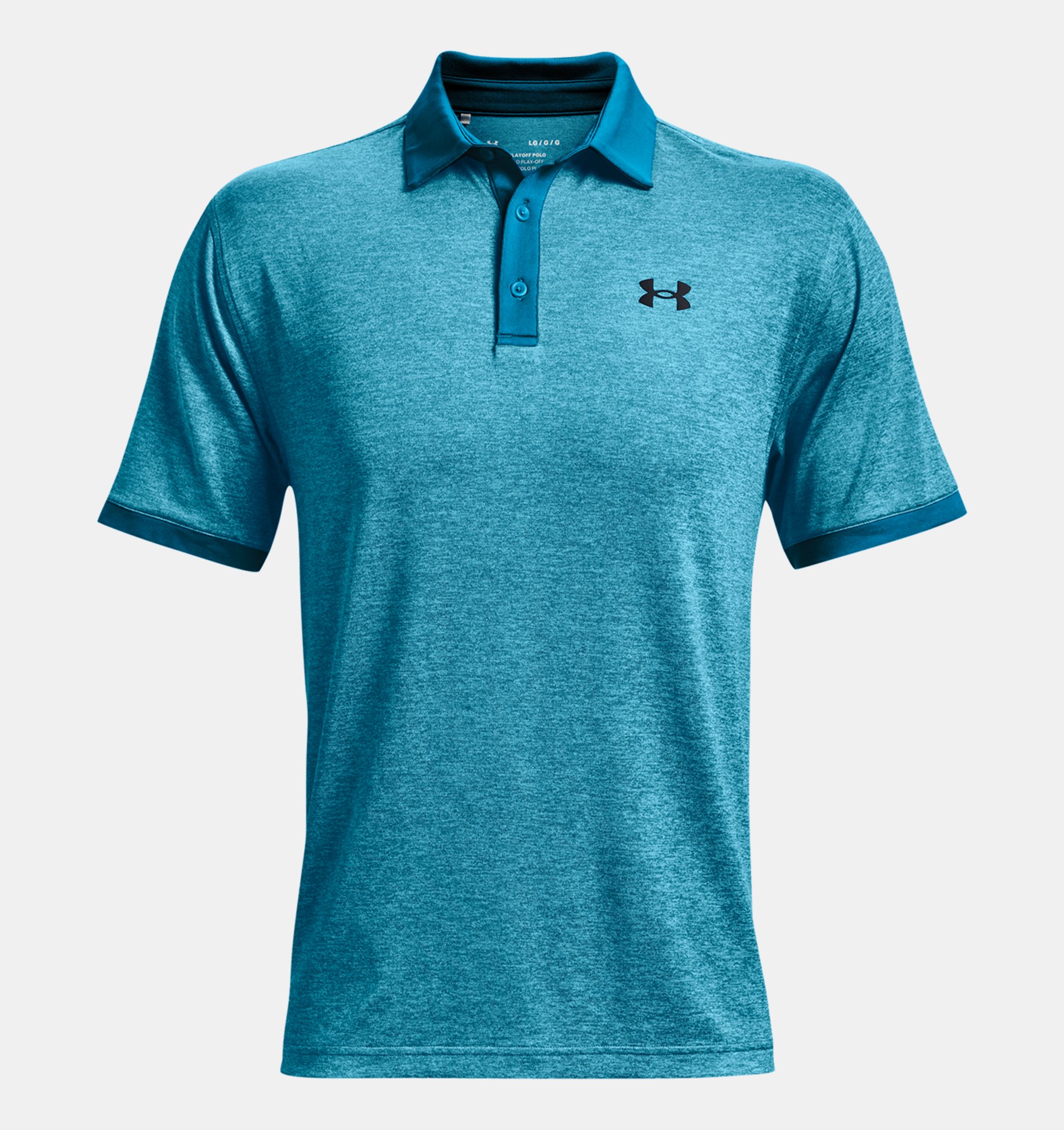 Under Armour Mens Playoff 2.0 T Green Short Sleeve Polo Shirt with Sun Protection SM 